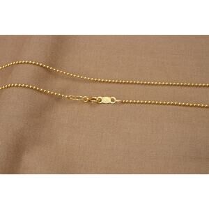 14K Gold Filled Ball Chain, High Quality Bead Necklace, Dainty Minimalist Chain